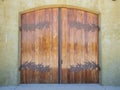 Distressed Double Wide Wooden Doors