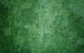 Distressed grunge texture on green background with old paint spatter and drips and grungy white stone or rock texture desig Royalty Free Stock Photo