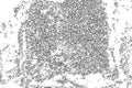 Distressed halftone grunge black and white vector texture Royalty Free Stock Photo