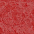 Distressed red background with crackled grunge texture, cracks and wrinkled Christmas paper textured background Royalty Free Stock Photo