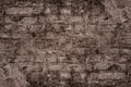 Distressed rustic grunge textured old brick structural plaster wall surface Royalty Free Stock Photo