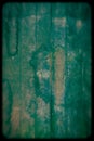 Distressed, turquoise colored, grungy background
