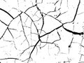 The cracks texture of dry earth. Grunge abstract background.