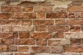 Distressed Wall With Broken Bricks Texture Royalty Free Stock Photo