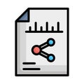 Distribute, document Vector Icon which can easily modify or edit