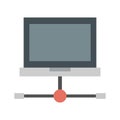 Distributed computing Color Vector Icon which can easily modify or edit