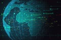 Distributed data and trade concept