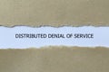 distributed denial of service on white paper