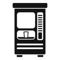 Distributing vessel drink icon simple vector. Food portable