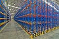 Distribution center warehouse storage pallet racking system