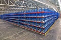 Distribution center warehouse storage shelving systems Royalty Free Stock Photo