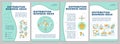 Distribution company ideas brochure template