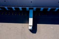 Distribution logistics building parking lot. Aerial View Royalty Free Stock Photo
