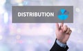 DISTRIBUTION Royalty Free Stock Photo