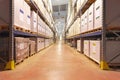Distribution warehouse Royalty Free Stock Photo