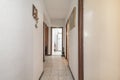 Distributor corridor of a house with access doors to rooms Royalty Free Stock Photo