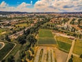 The district Brno-Komarov from above, Czech Republic Royalty Free Stock Photo