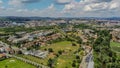 The district Brno-Komarov from above, Czech Republic Royalty Free Stock Photo