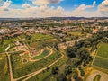 The district Brno-Komarov from above, Czech Republic Royalty Free Stock Photo