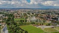 The district Brno-Komarov from above, Czech Republic Royalty Free Stock Photo