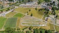 The district Brno-Komarov from above, Czech Republic Royalty Free Stock Photo