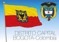 Distrito Capital regional flag, Colombia