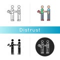 Distrust icon