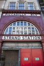 The disused Aldwych Tube Station in London, UK Royalty Free Stock Photo