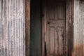 Disused cooking quarters on a station