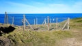 Disused Cornish Mine Shaft. on a coast Royalty Free Stock Photo