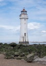 Disused former lighthouse New Brighton Wirral July 2020