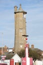 Disused lighthouse in centre of Harwich