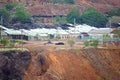 Disused Mt Morgan Australia Gold Mine Buildings Royalty Free Stock Photo