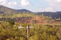 Disused Mt Morgan Australia Gold Mine Chimney Royalty Free Stock Photo