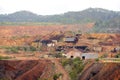 Disused Mt Morgan Australia Gold Mine Site Royalty Free Stock Photo