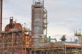 Disused Oil Refinery Royalty Free Stock Photo