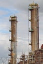 Disused Oil Refinery Royalty Free Stock Photo