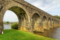 Disused railway viaduct Royalty Free Stock Photo