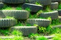 Disused tyres