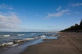 Ditch of the Vistula spit Royalty Free Stock Photo