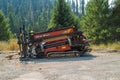 A Ditch Witch JT30 Directional Drill parked at the side of the road in Idaho, USA - July 30, 2021 Royalty Free Stock Photo