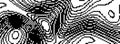 Dithered wavy curved line texture. Black 8 bit pixel glitch background. Binary digitalized distorted backdrop for banner