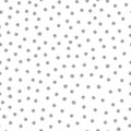 Ditsy ammonite vector seamless pattern background. Hand drawn ribbed spiral-form shell cephalopod fossil. Monochrome