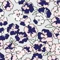 Ditsy floral background. Liberty style.