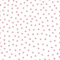 Ditsy Sakura blossom seamless vector pattern background. Scattered cherry petals leaves pink white backdrop. Feminine Royalty Free Stock Photo