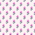 Small flower pattern background in spring or summer. Royalty Free Stock Photo