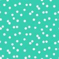 Ditsy vector polka dot pattern