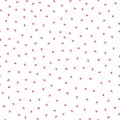 Ditzy pink ladybugs seamless vector pattern background. Kawaii carton ladybird characters dense scattered backdrop. All Royalty Free Stock Photo