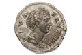 Diva Faustina roman coin Royalty Free Stock Photo
