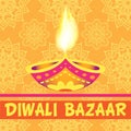 Divali bazaar background Royalty Free Stock Photo